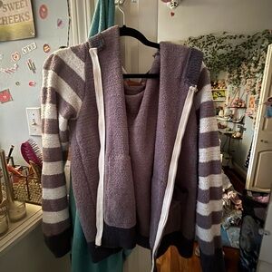 POL Soft Striped Hoodie